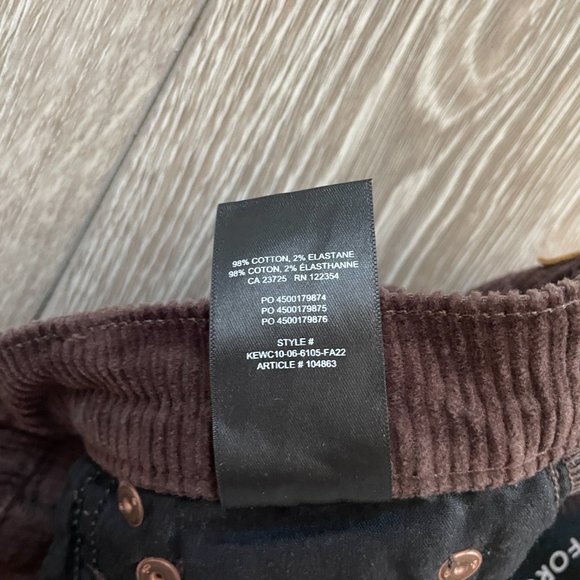 Aritzia | Denim Forum Arlo Hi-Rise Straight Corduroy Pant - Size 26 - Picture 10 of 13